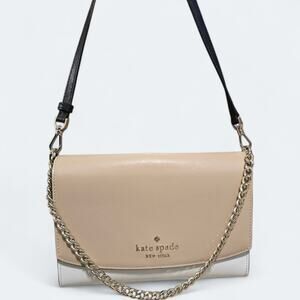 Kate Spade New York Carson Convertible Crossbody Colorblock Beige & White